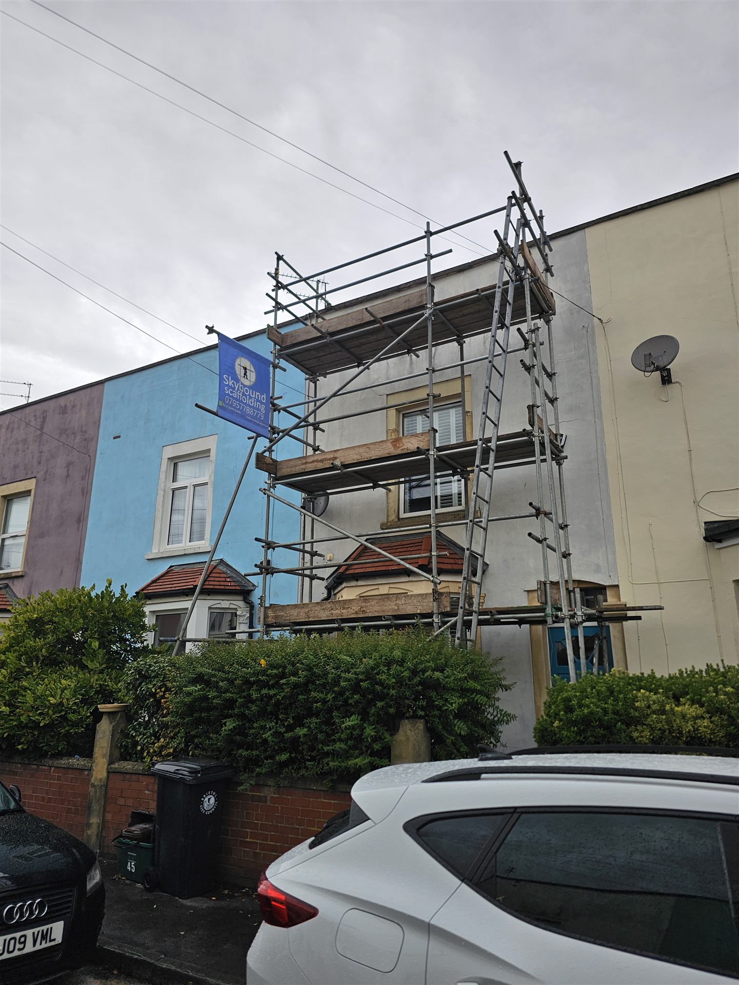 Domestic scaffold access built by Skybound Scaffolding